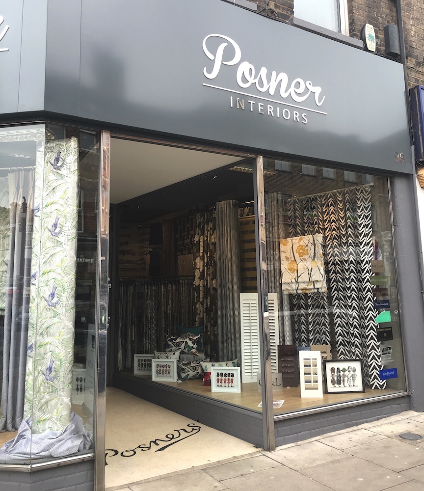 Posner Interiors shopfront